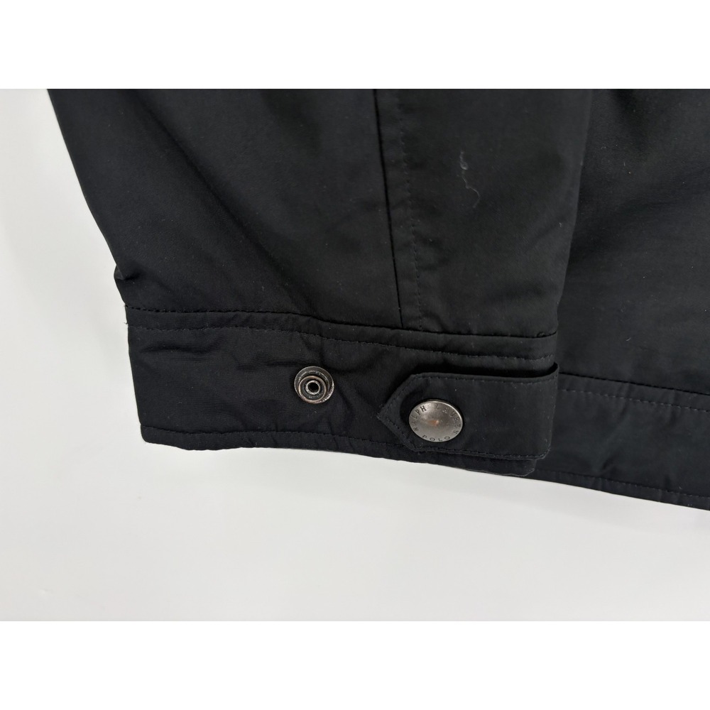 Polo Ralph Lauren VTG Jacket Men's Black Soft Shell Fleece Lined Hooded, XXL - Picture 2 of 11
